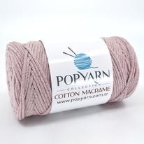 Cotton Macramé B009 - ružová, 250g 190m