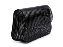 Kunststoff-Leinwand/Gitter für Handtasche – schwarz