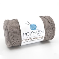 Cotton Macramé B014 - beżowy, 250g 190m 